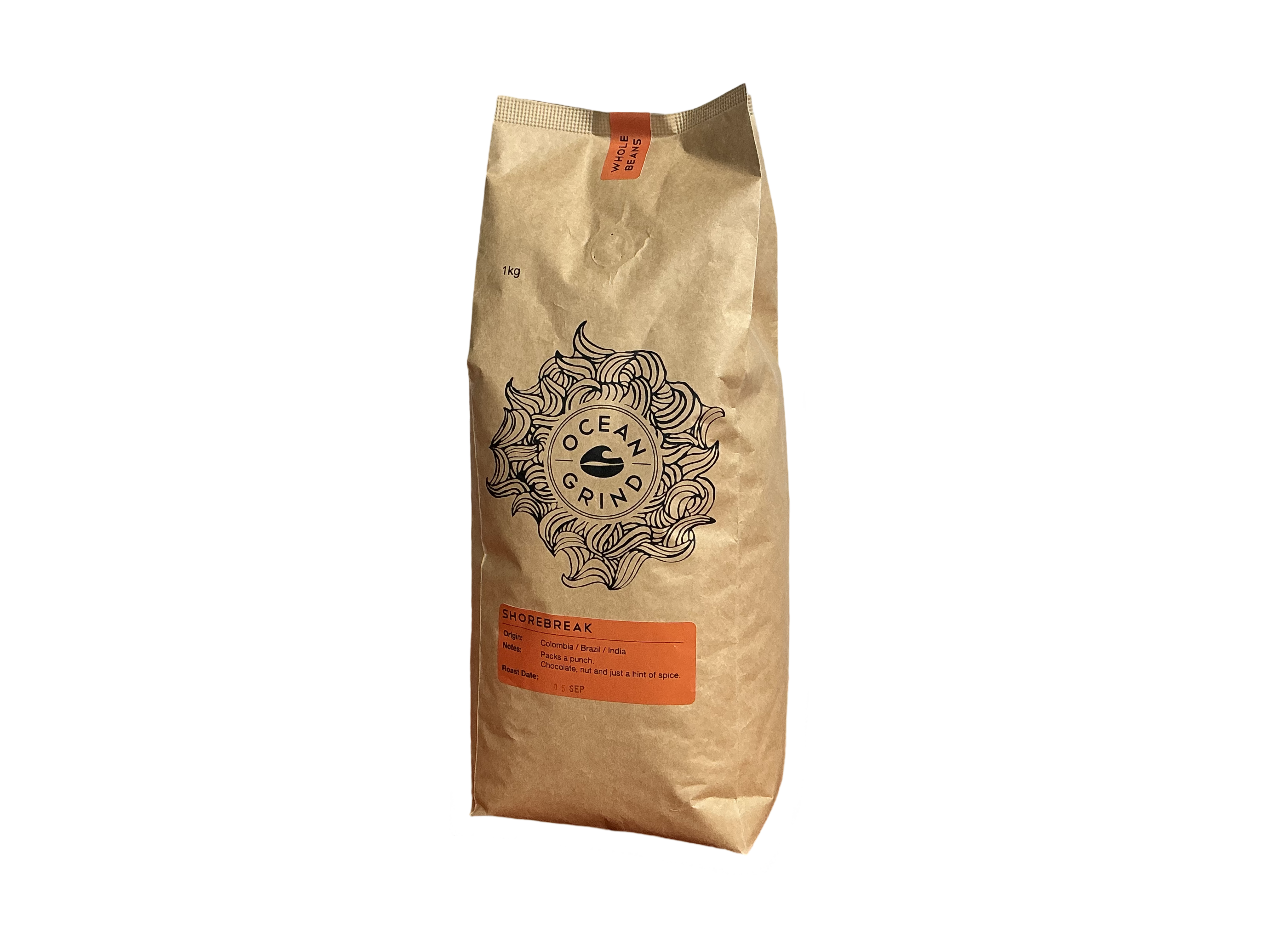 1kg Ocean Grind Coffee Bag