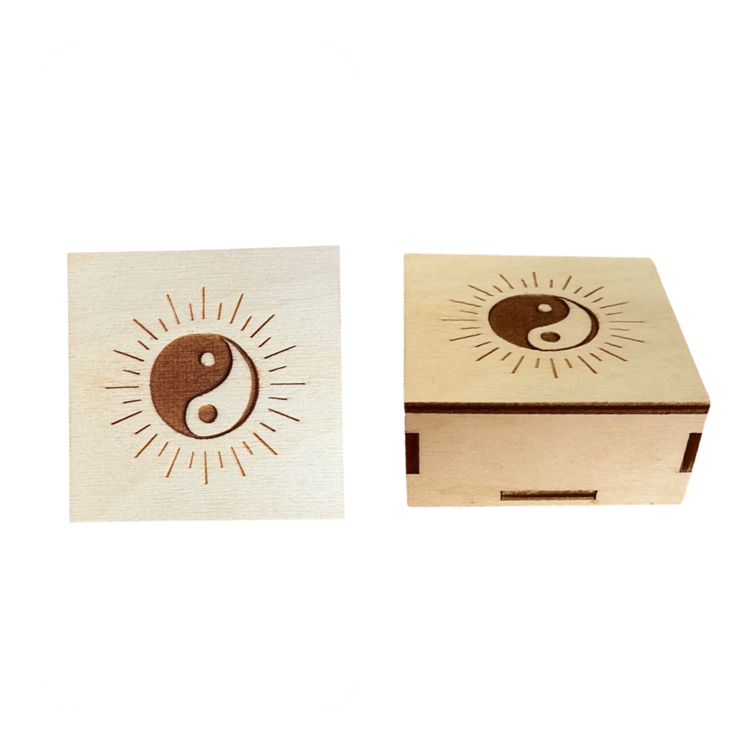 Yin Yang Wax Box